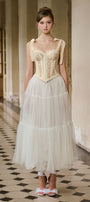 Ivory A-line Skirt - MEAN BLVD