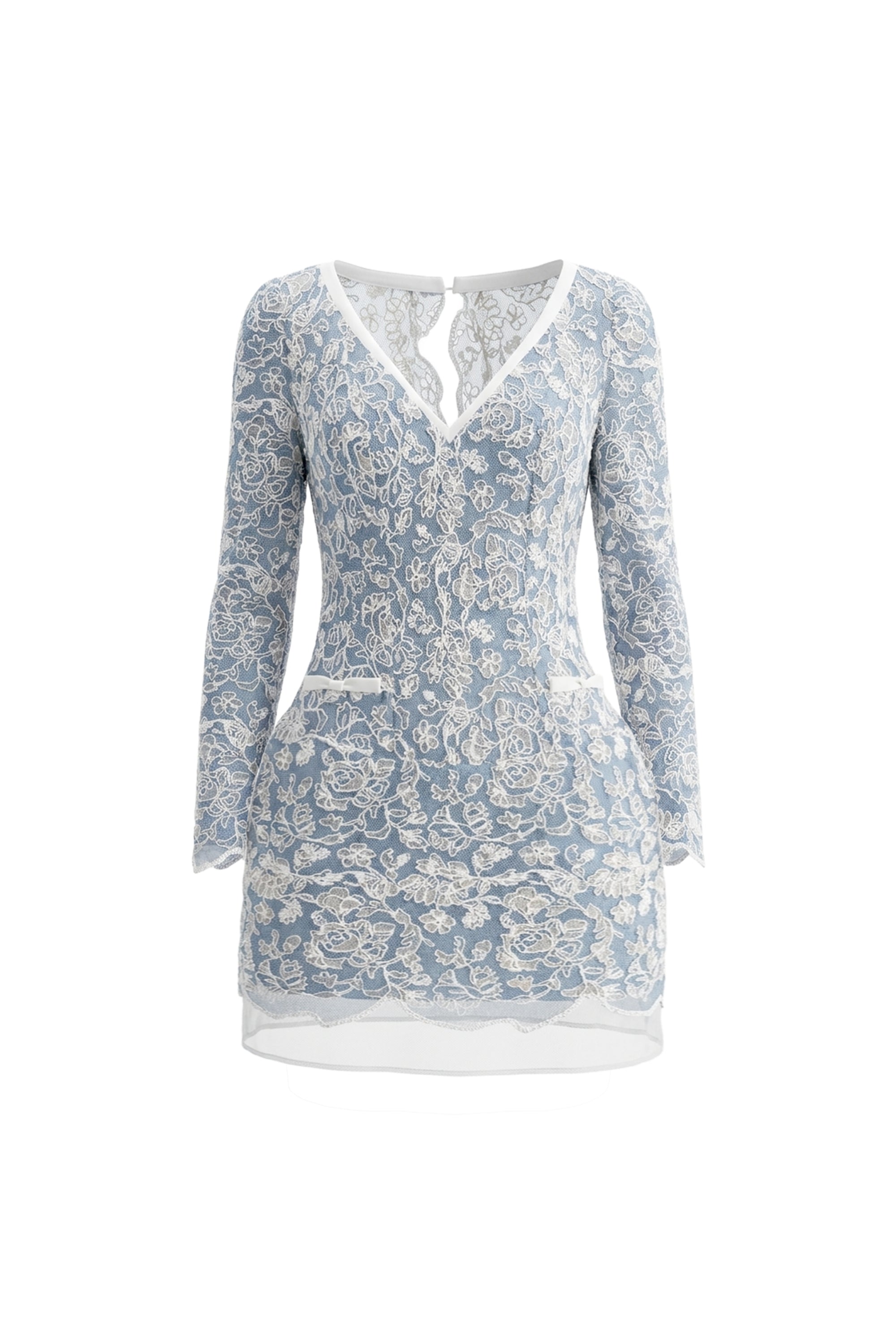 Ivresse V-Neck Mini Dress - MEAN BLVD