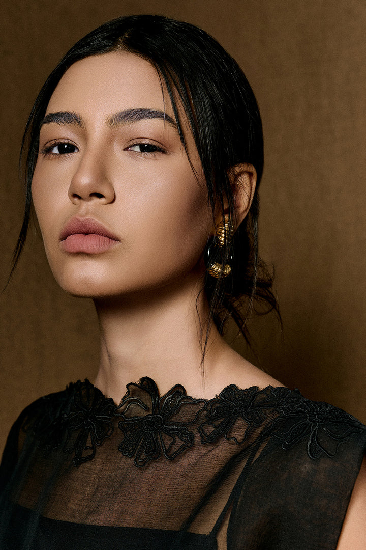 Ivy Boat Applique Midi Dress - MEAN BLVD