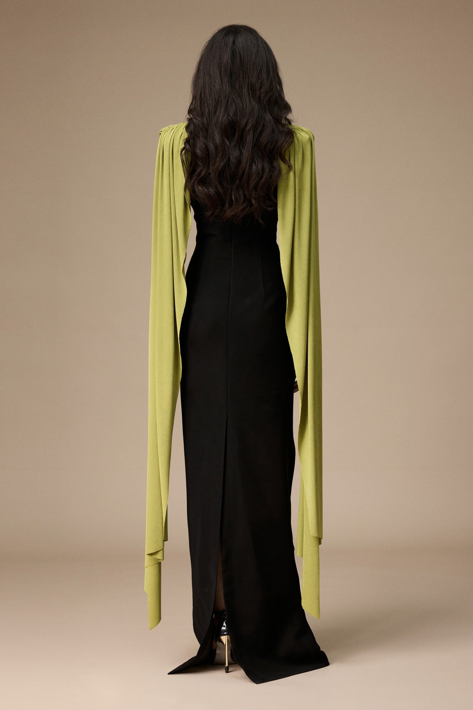 Volley Draped Maxi Dress