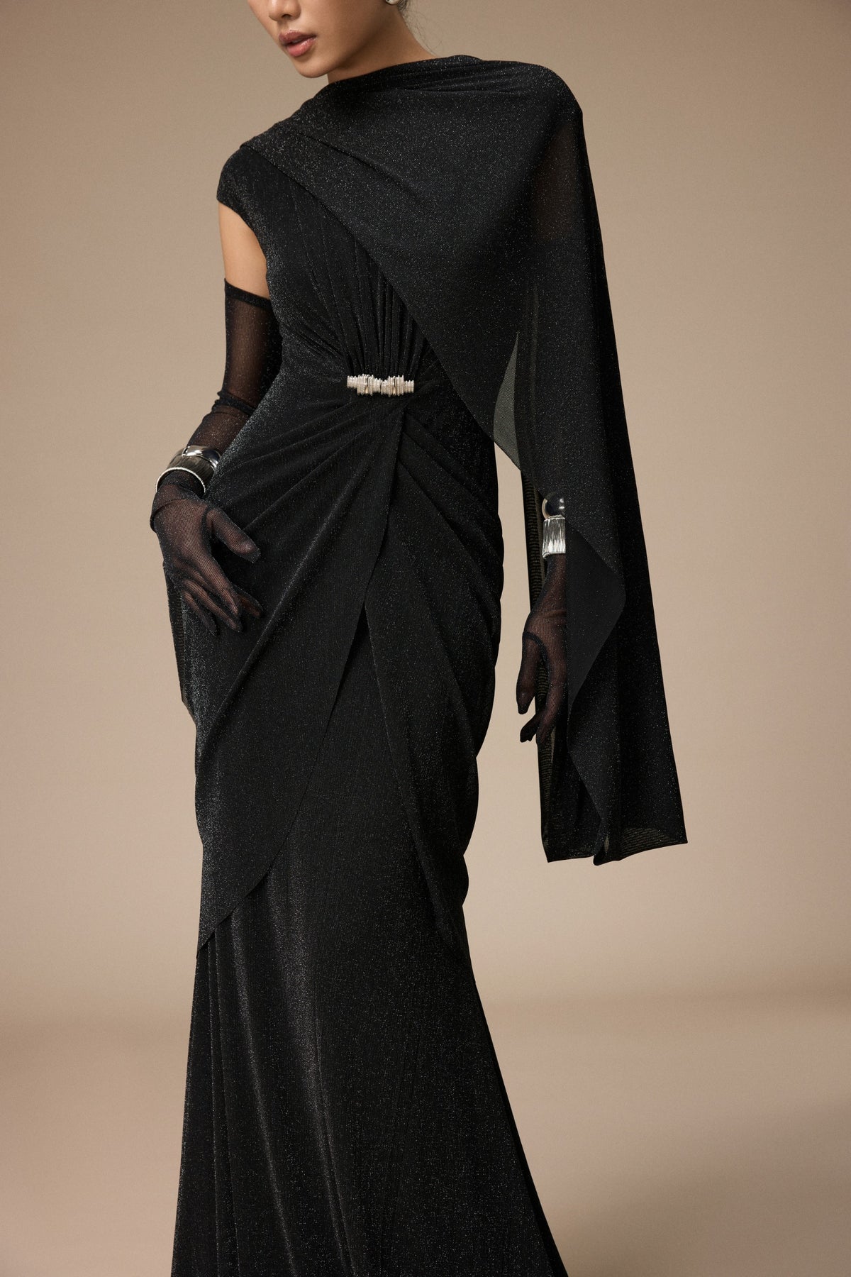 Tiffany Draped Maxi Dress