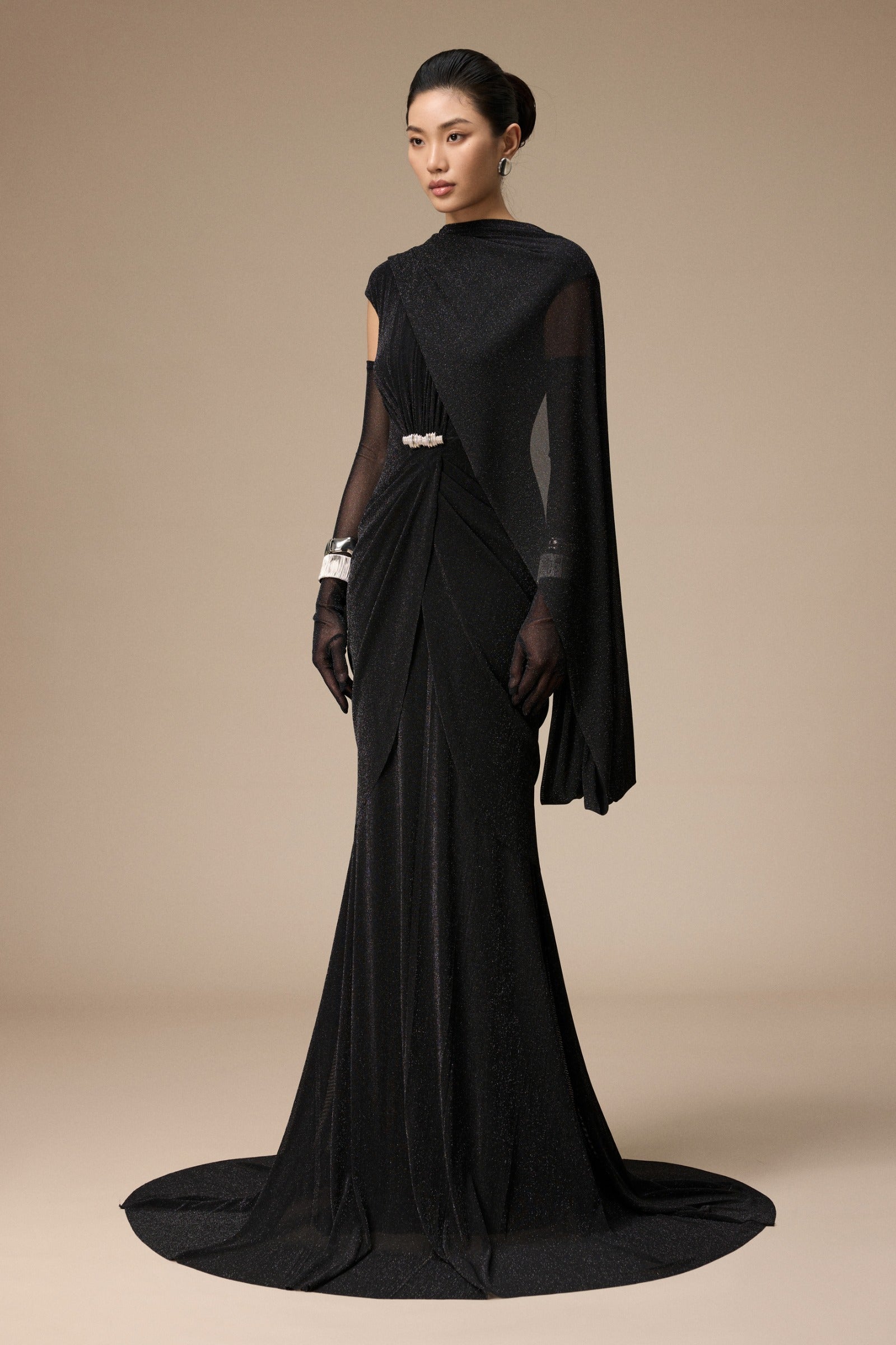 Tiffany Draped Maxi Dress