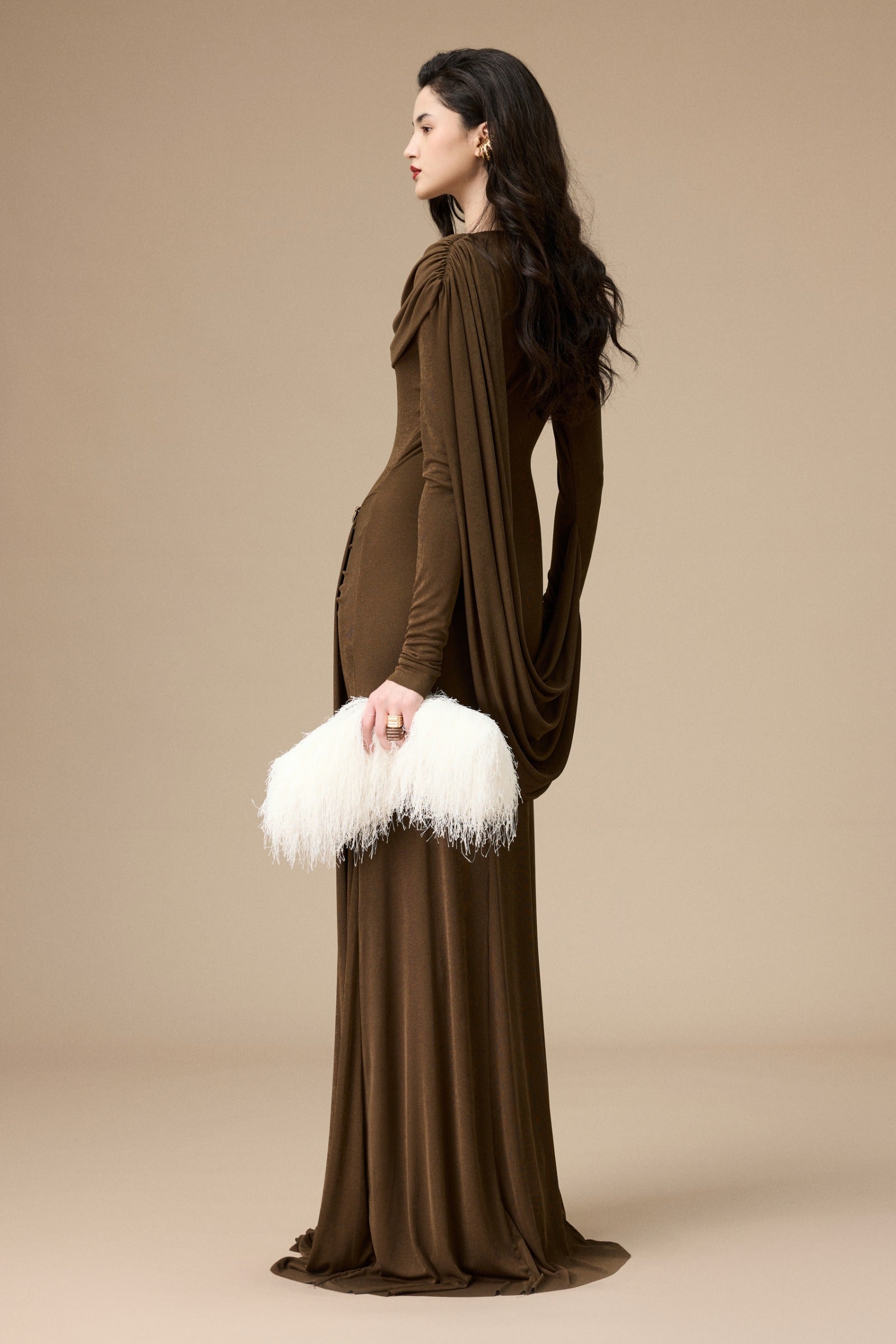 Eden Draped Maxi Dress