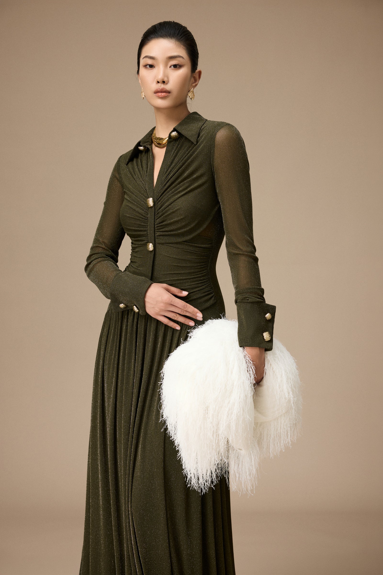 Clichy Collared Maxi Dress