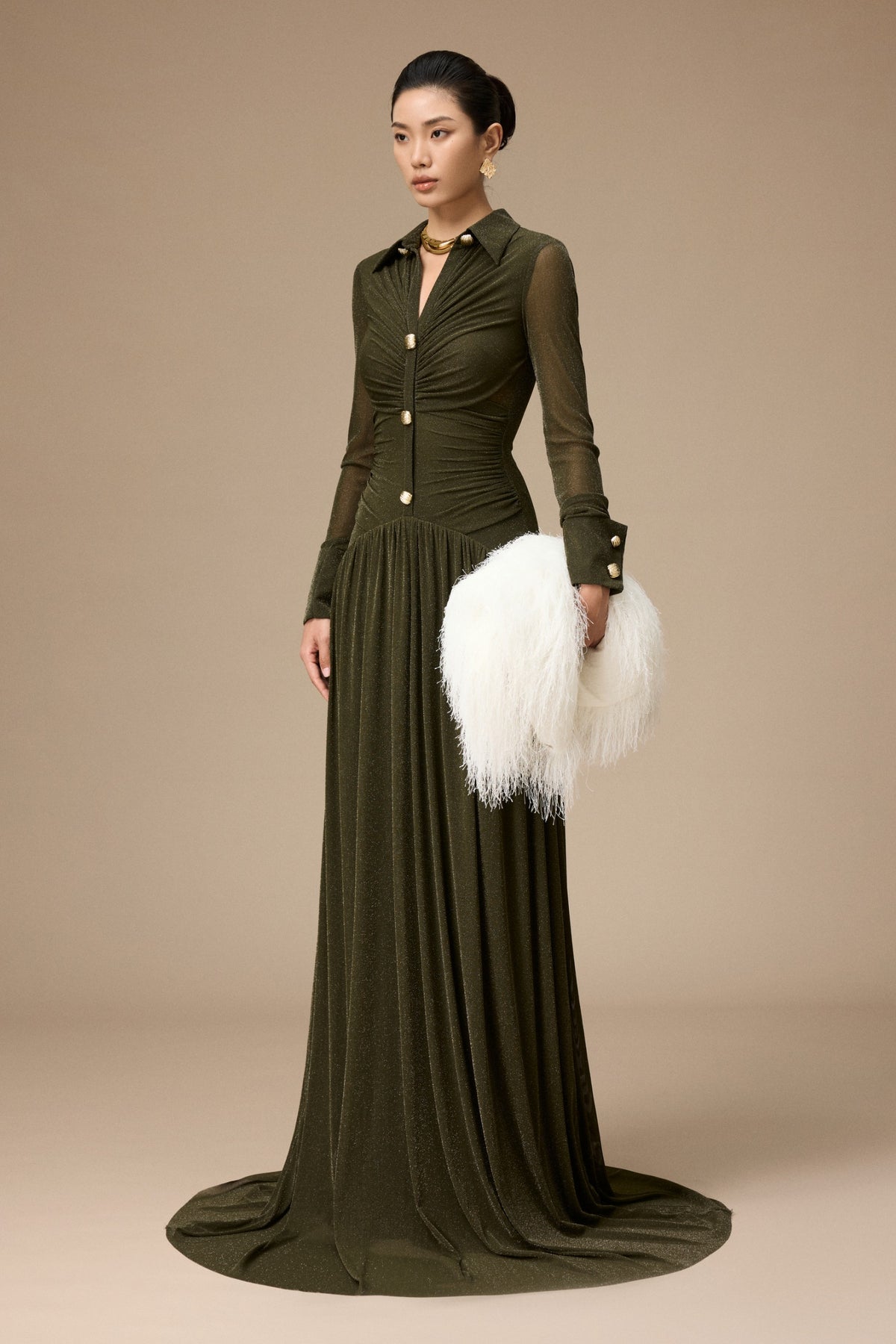 Clichy Collared Maxi Dress