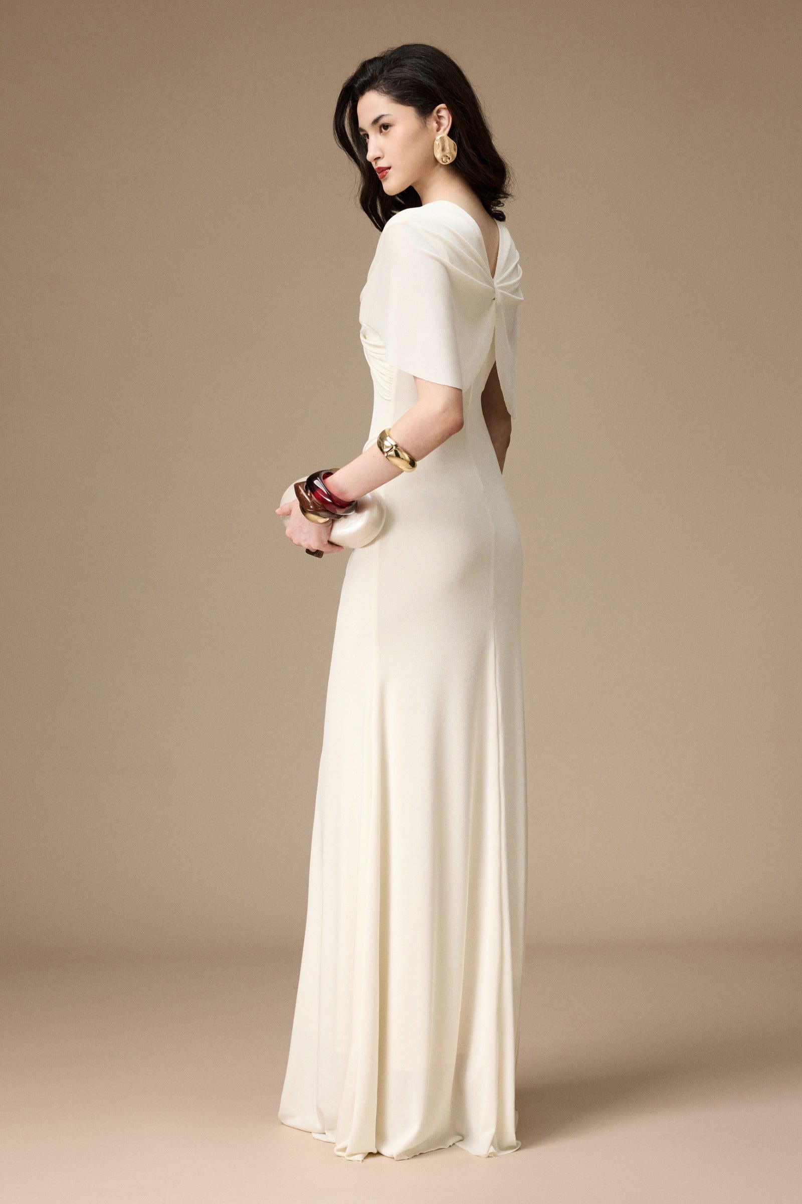 La Perla Ruched Maxi Dress
