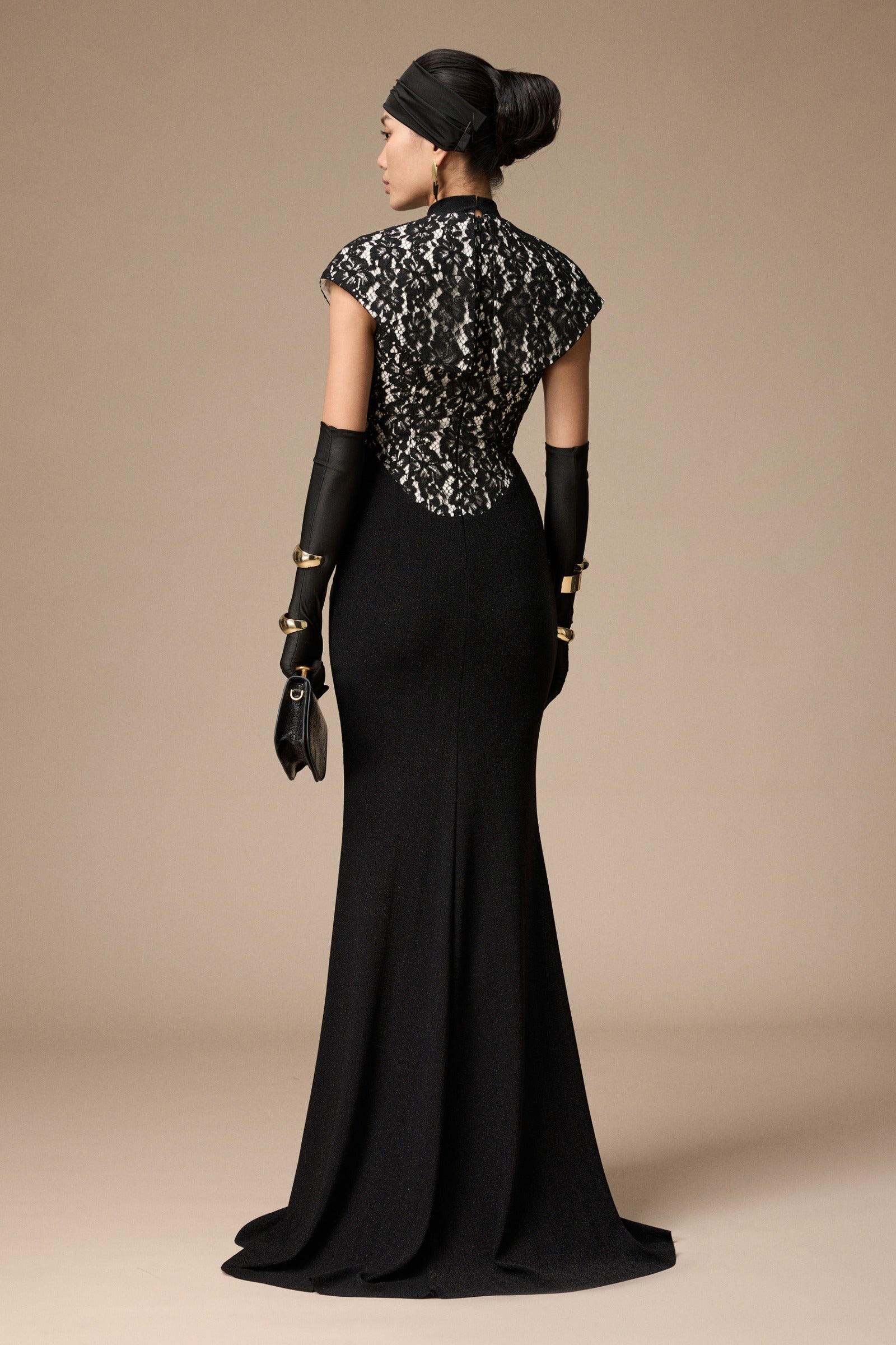 Mondial Draped Maxi Dress