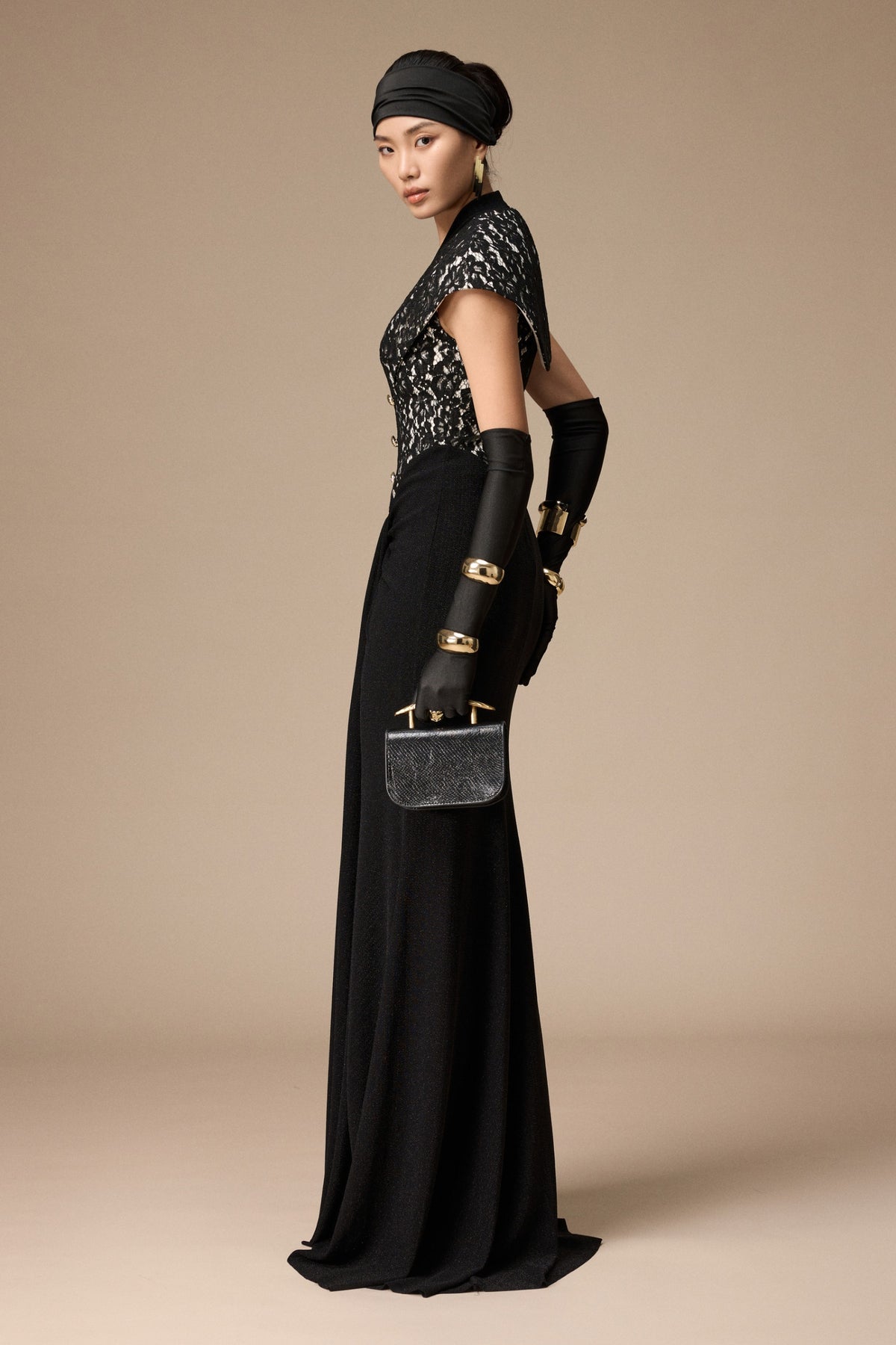 Mondial Draped Maxi Dress