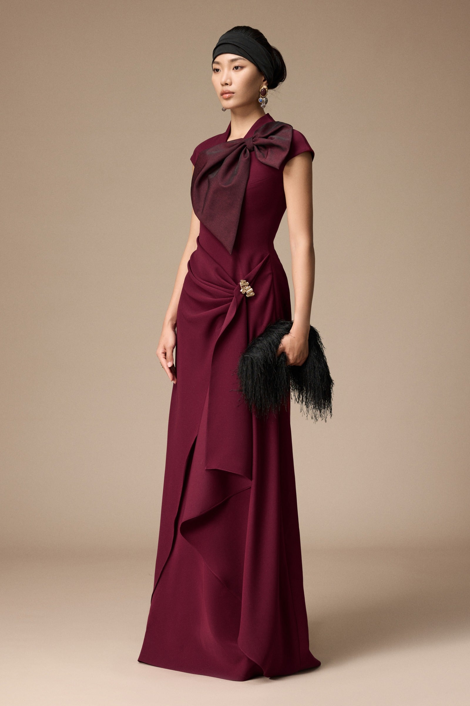 Pavillon Draped Maxi Dress