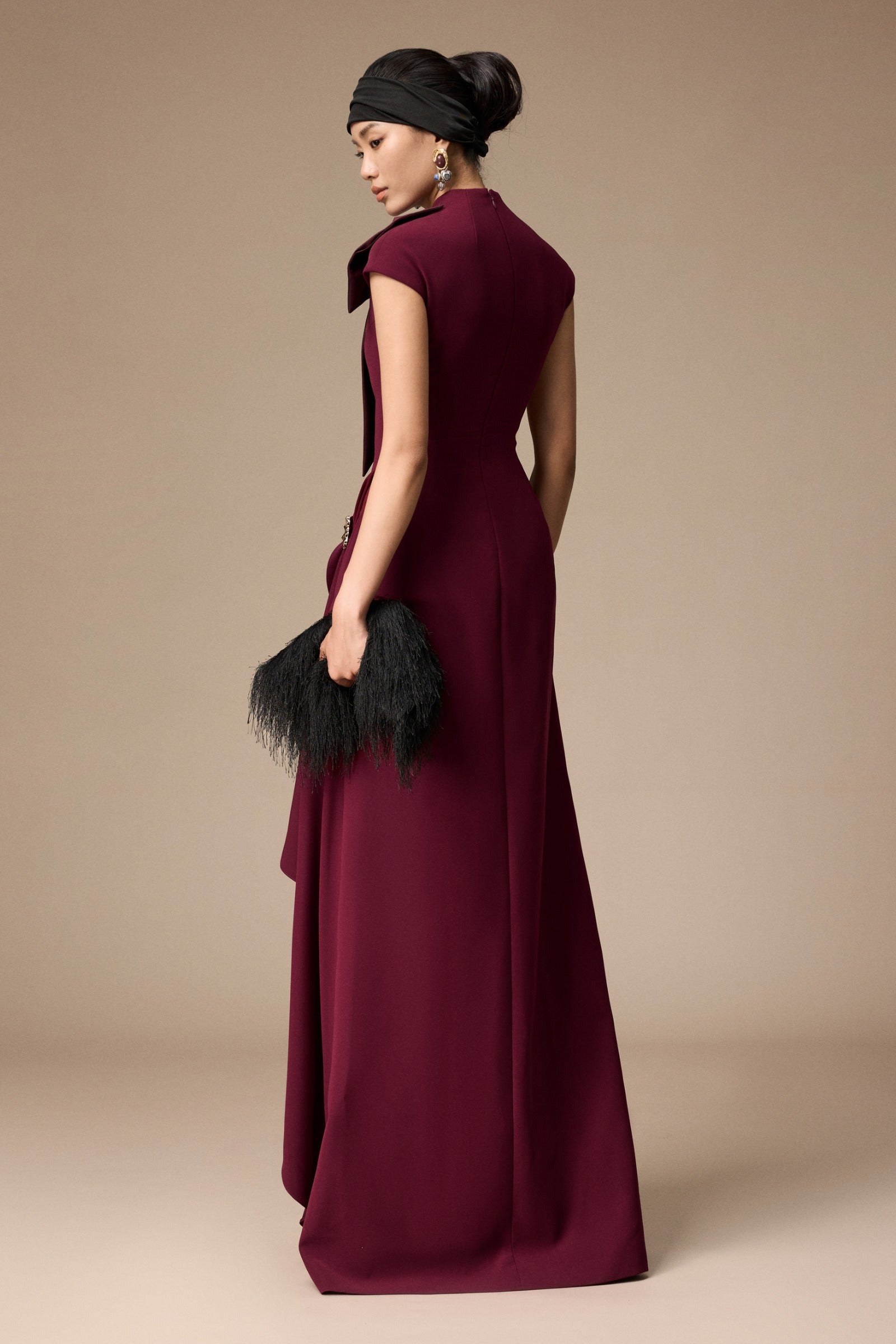 Pavillon Draped Maxi Dress