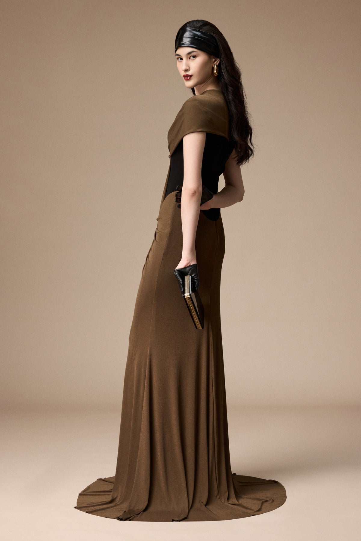 Bessie Draped Maxi Dress