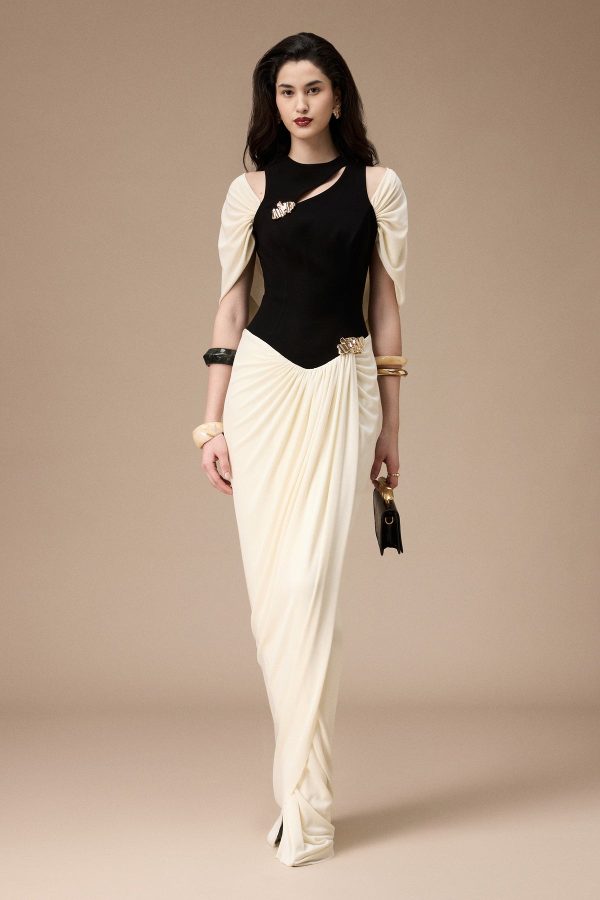 Valencia Draped Maxi Dress