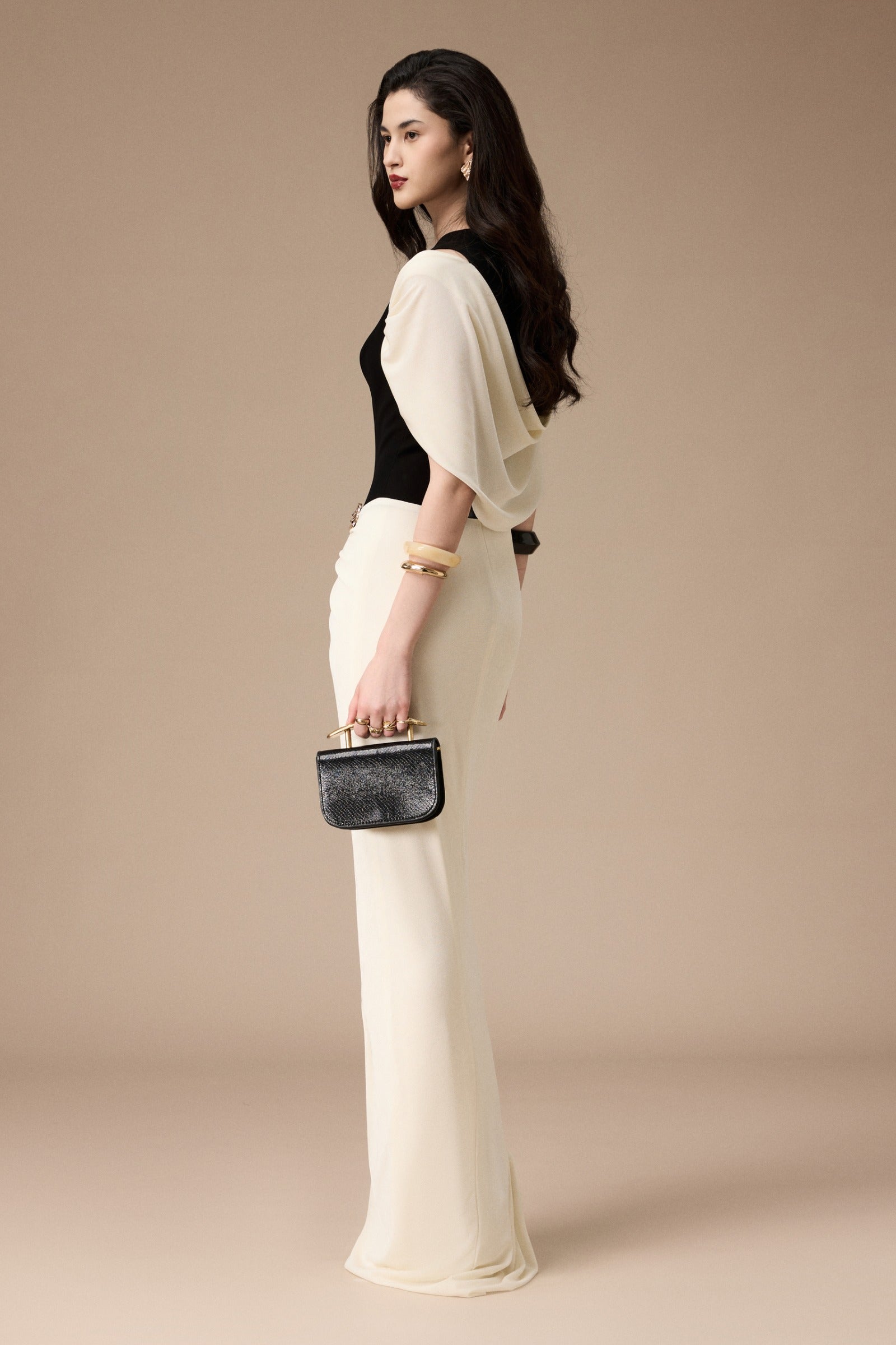 Valencia Draped Maxi Dress