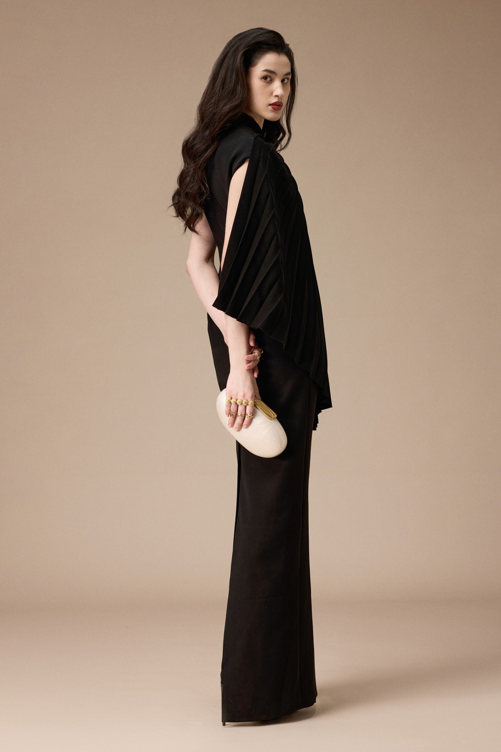 Aragon Pleated Maxi Dress