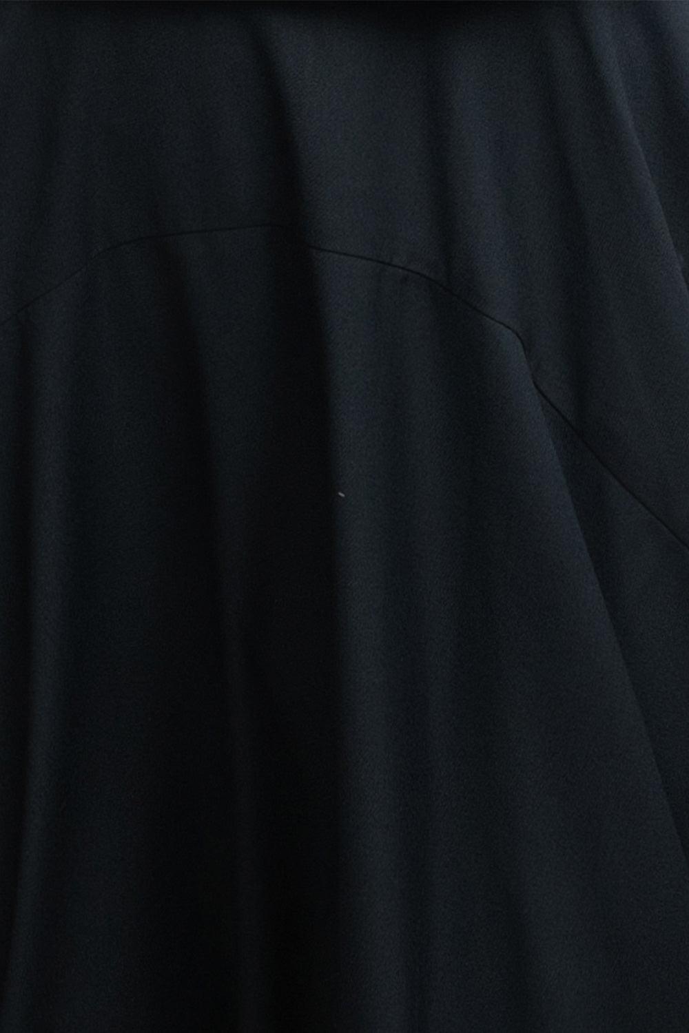 Paris Tulip Draped Poly Silk Calf Length Skirt