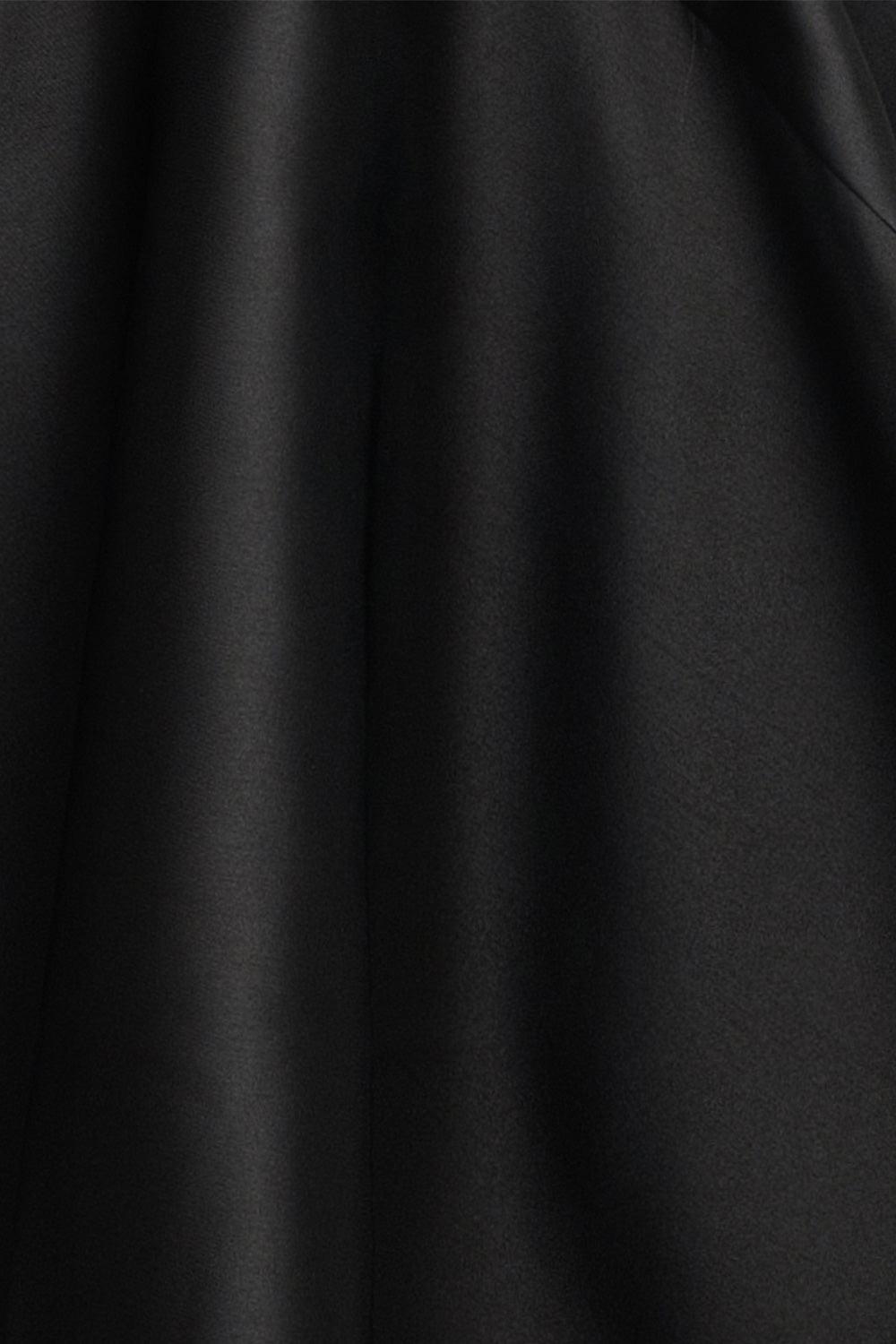 Paris Tulip Draped Poly Silk Calf Length Skirt