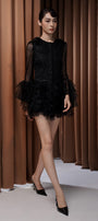 Jamie Poet Sleeve Mini Dress - MEAN BLVD