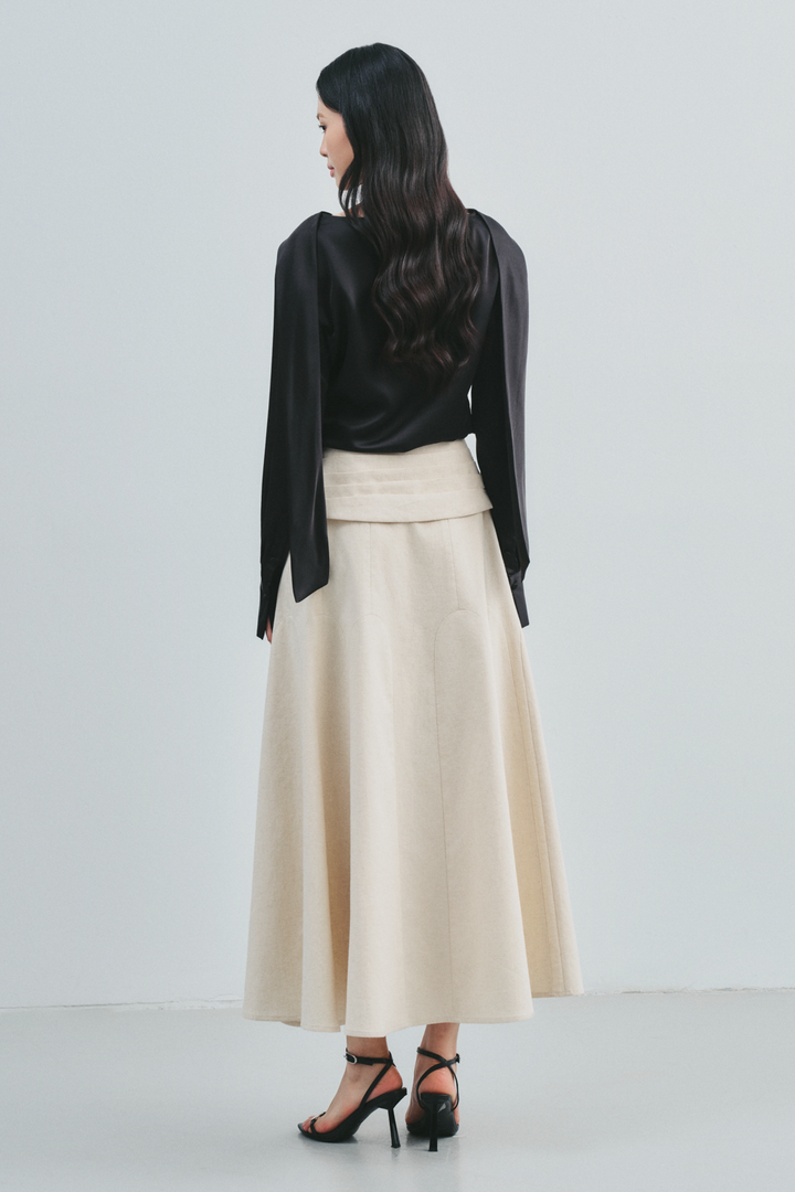 Jenisis A-line Pleated Skirt - MEAN BLVD