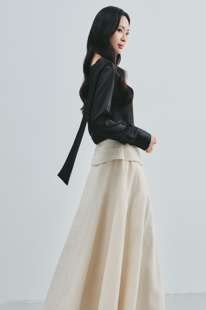 Jenisis A-line Pleated Skirt - MEAN BLVD