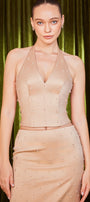 Jenner Rhinestone Top - MEAN BLVD