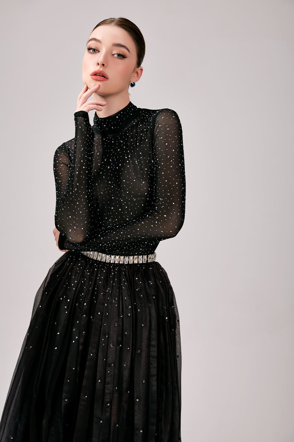 Jolie A-line Pleated Skirt - MEAN BLVD