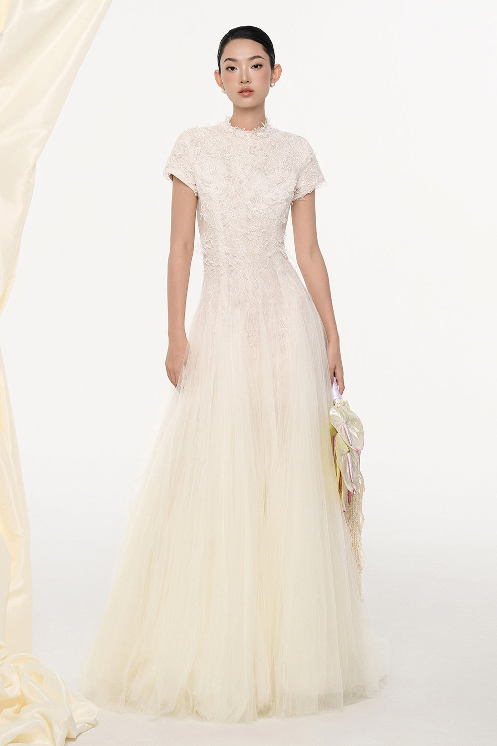 Julia High Neck Maxi Dress - MEAN BLVD