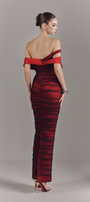 Marcelline Off-Shoulder Mesh Maxi Dress 3