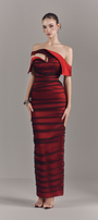 Marcelline Off-Shoulder Mesh Maxi Dress 6