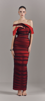 Marcelline Off-Shoulder Mesh Maxi Dress 4