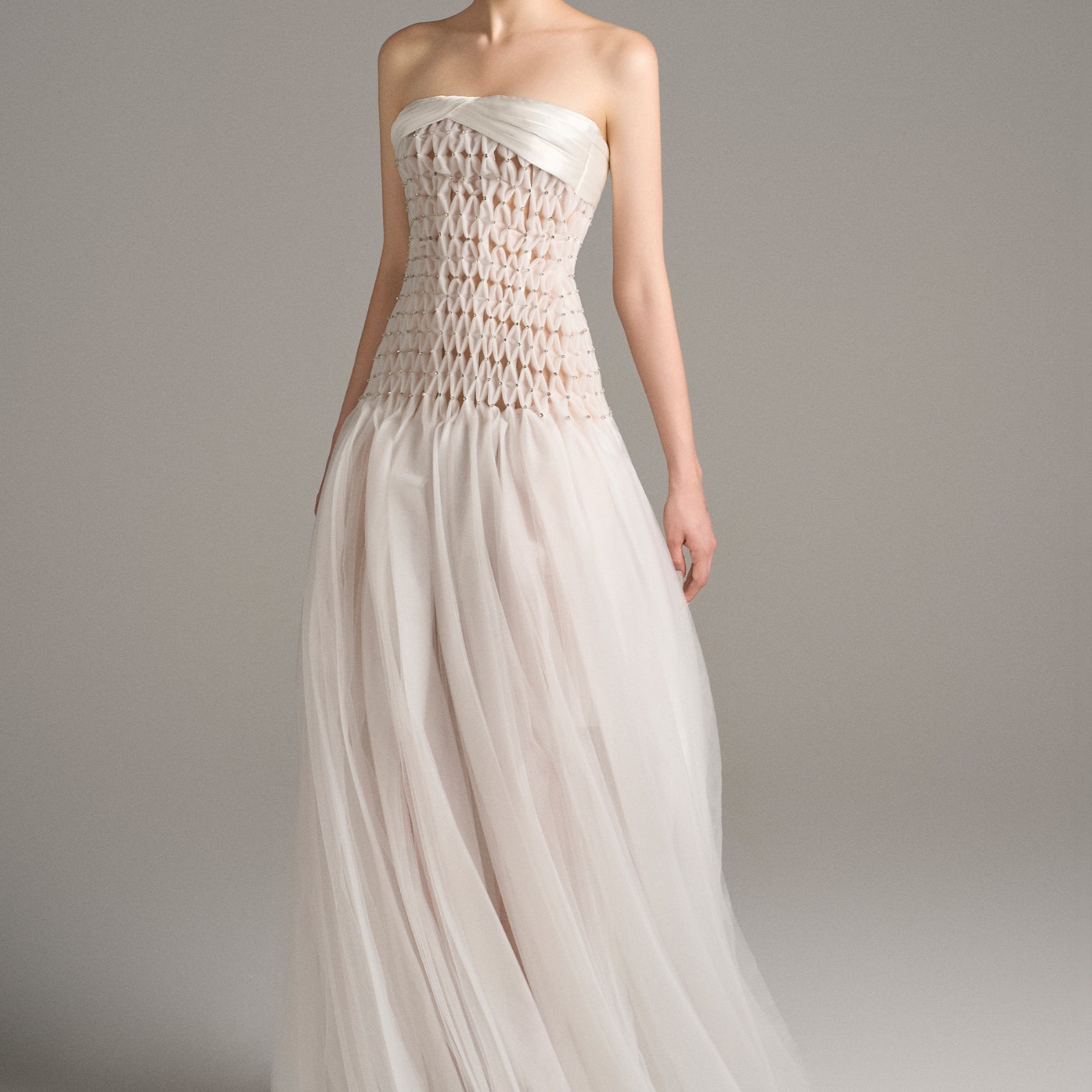 Tuscany Strapless Drop Waist Maxi Dress