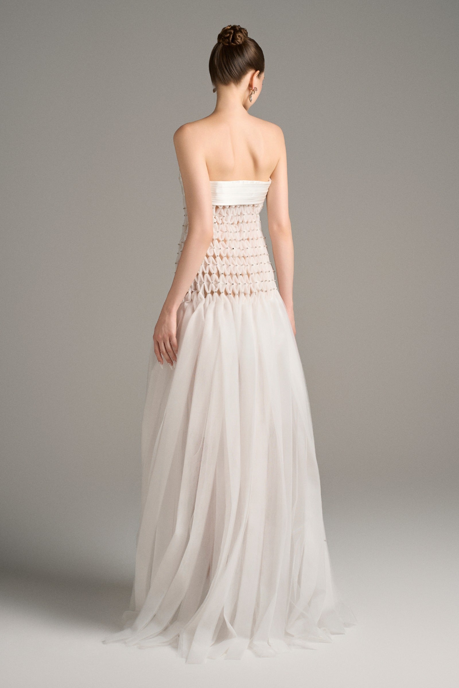 Tuscany Strapless Drop Waist Maxi Dress