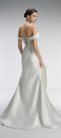 Eternal Couture Cold-shoulder Pleated High Low Maxi Dress 2