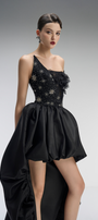 Valencia Couture Bandeau High-Low Puff Ball Dress 3