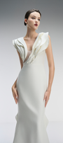 Celeste Couture Bridal Crystal Gown With Tiered Accents 3