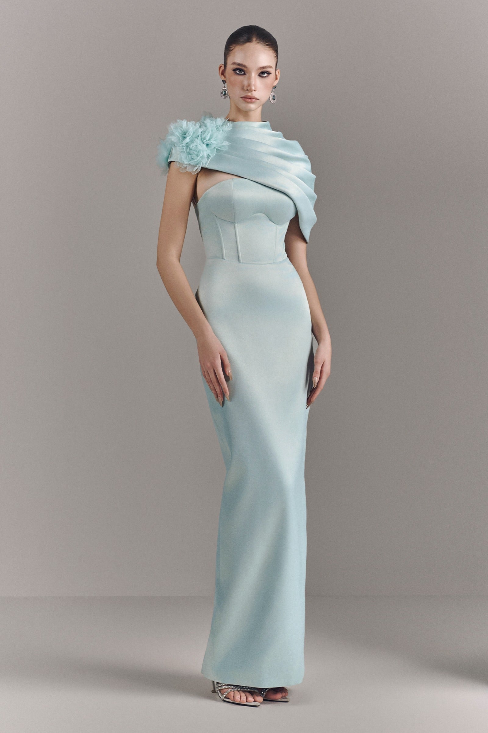 Mist Applique Maxi Dress