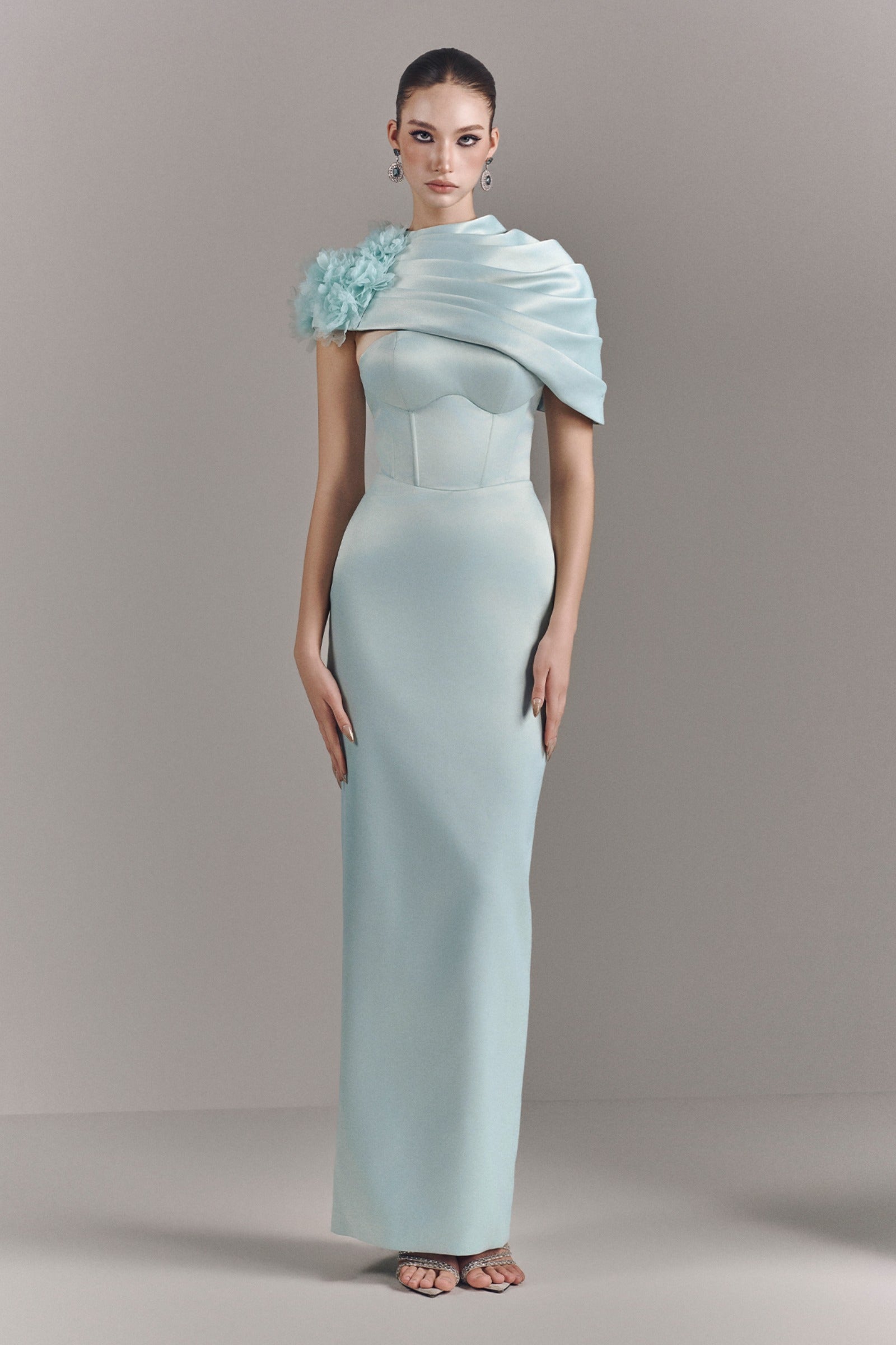 Mist Applique Maxi Dress