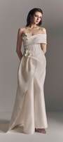 Molly Asymmetric One Shoulder Draped Maxi Dress