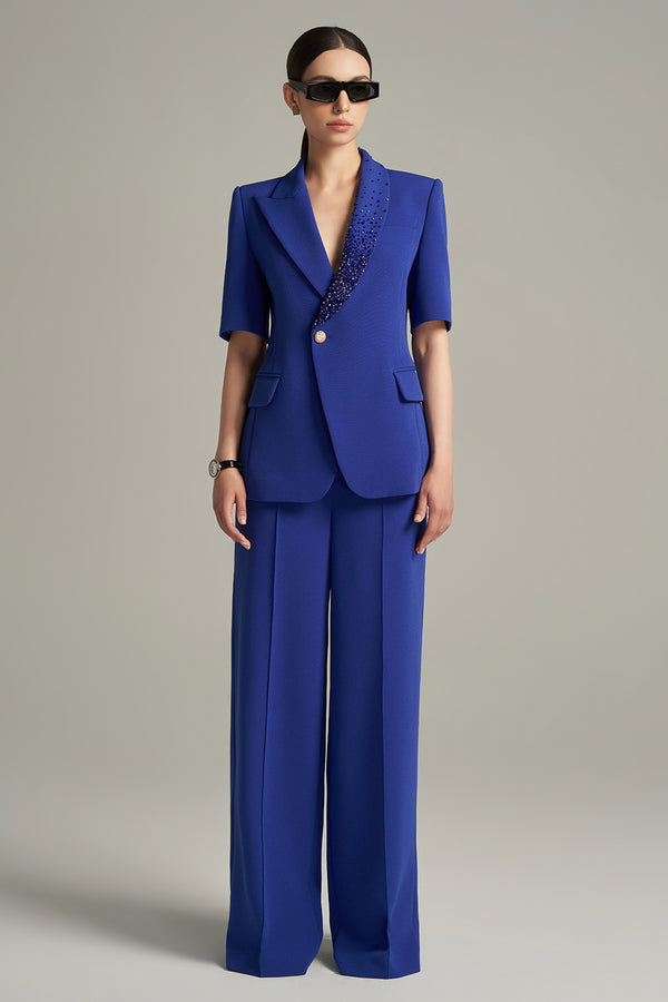 Hayley Straight Middle Sleeved Scuba Blazer