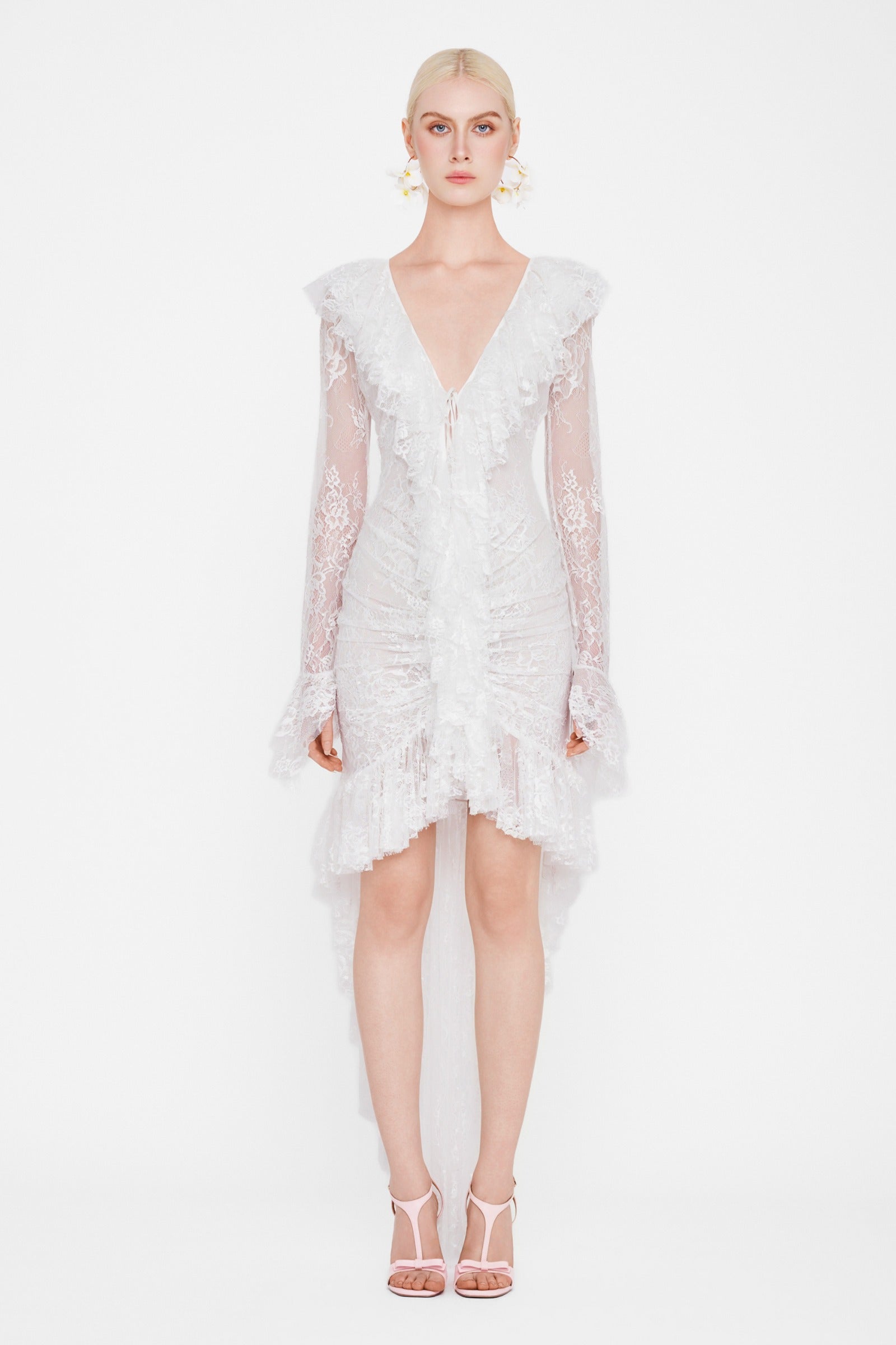 Delphine Ruched Mini Dress