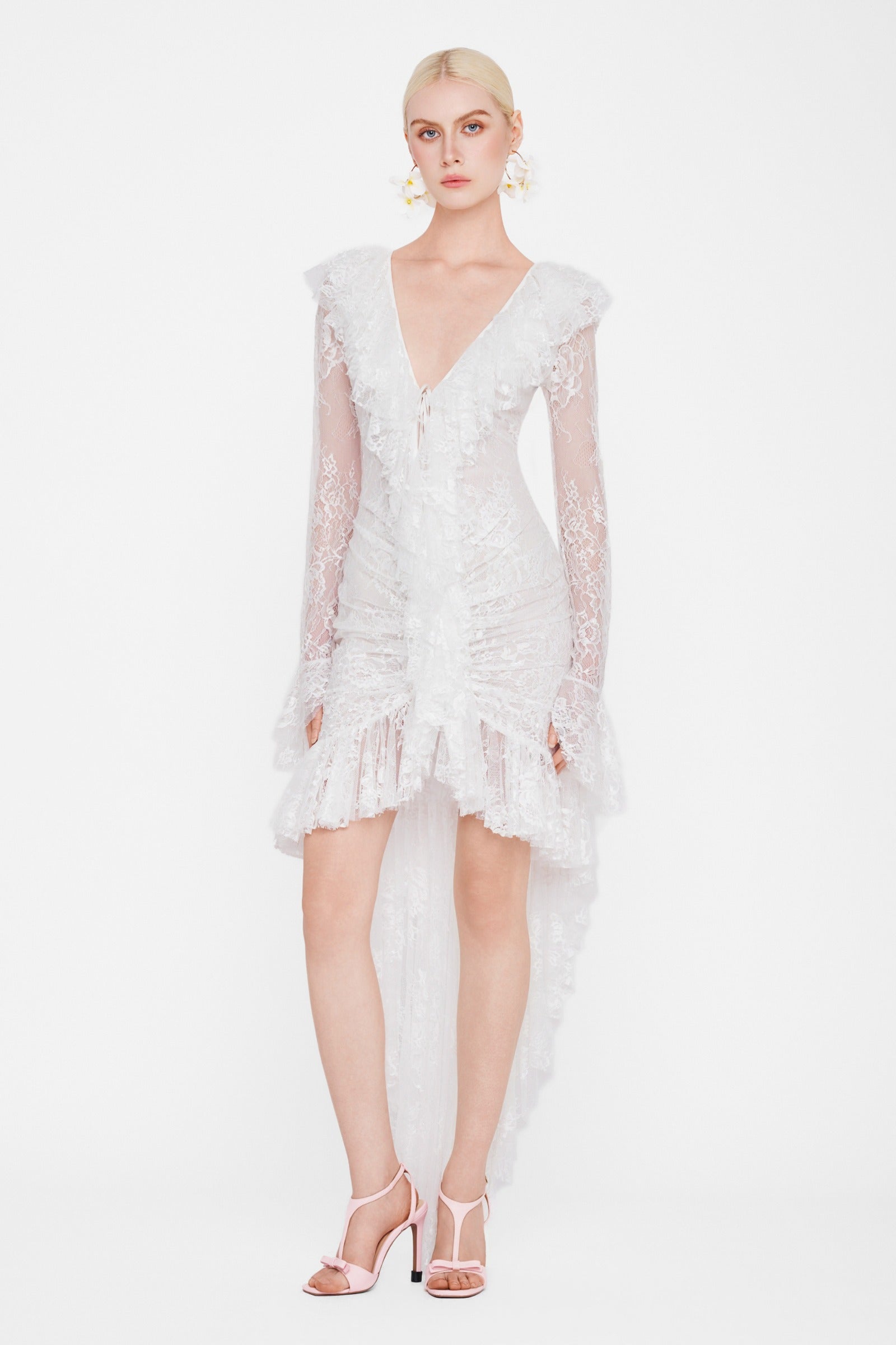 Delphine Ruched Mini Dress
