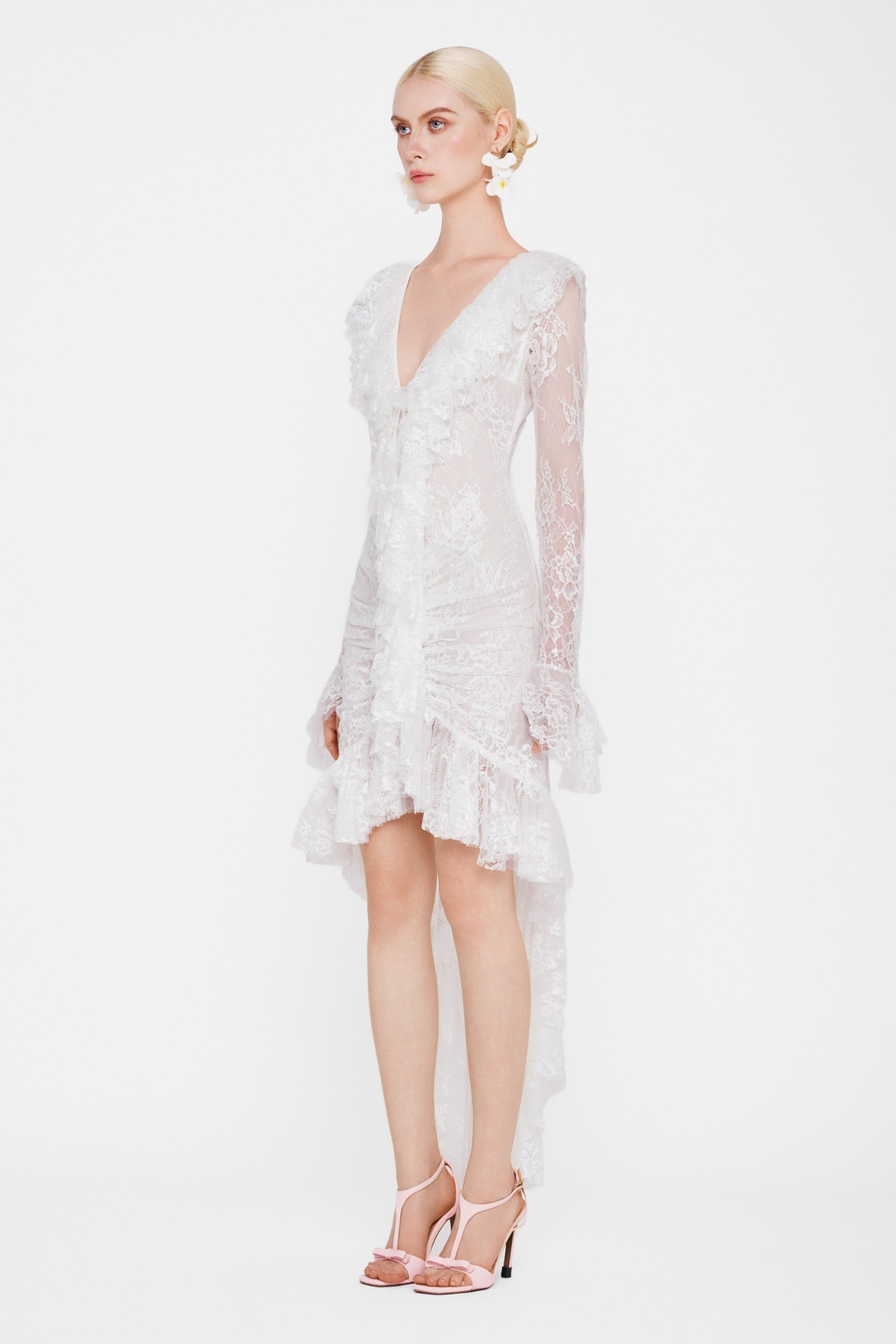 Delphine Ruched Mini Dress