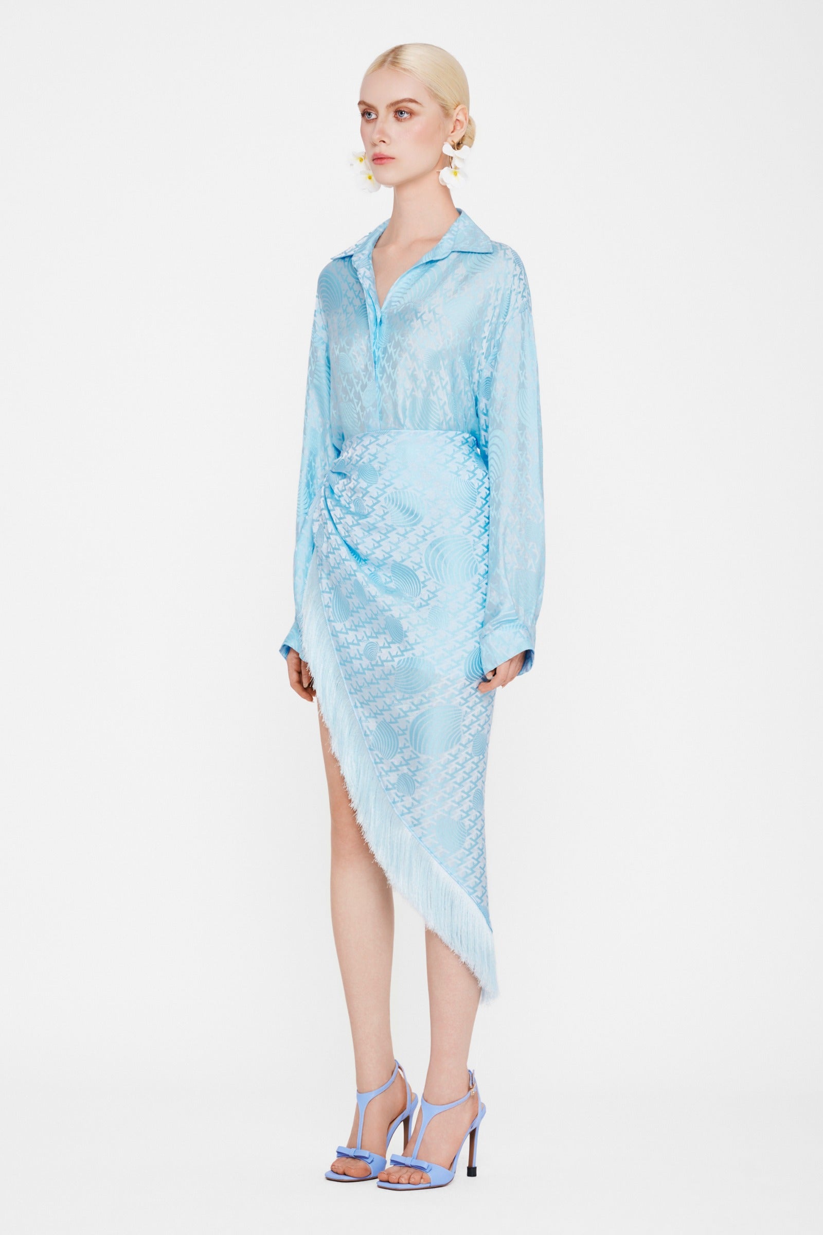 Fleurine Asymmetric Skirt
