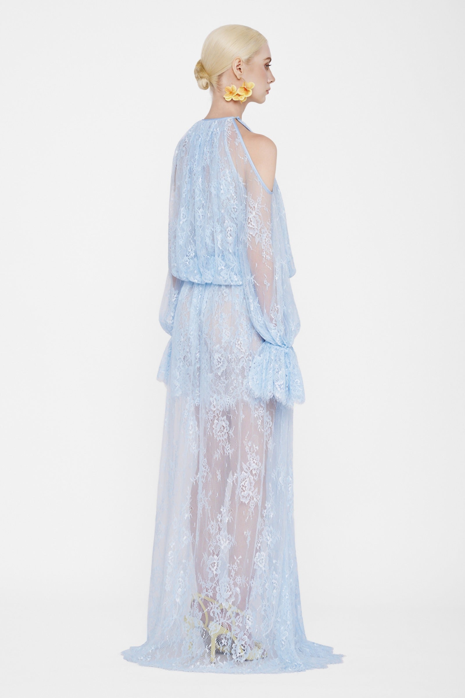Althea Cold Shoulder Sleeve Maxi Dress