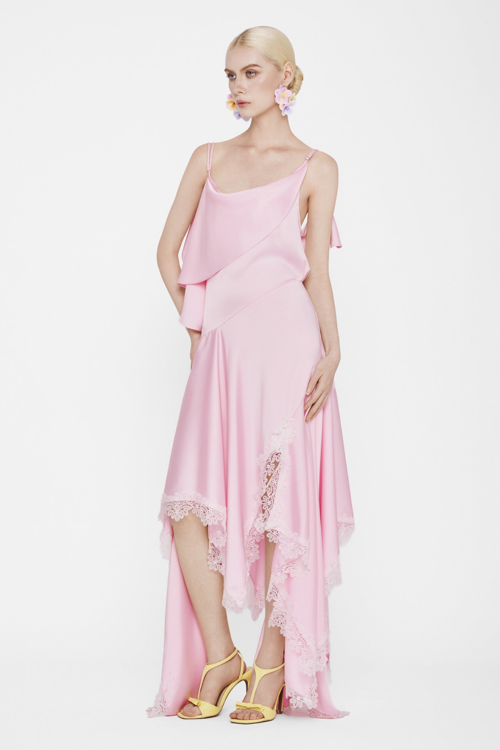 Florentine Asymmetric Maxi Dress