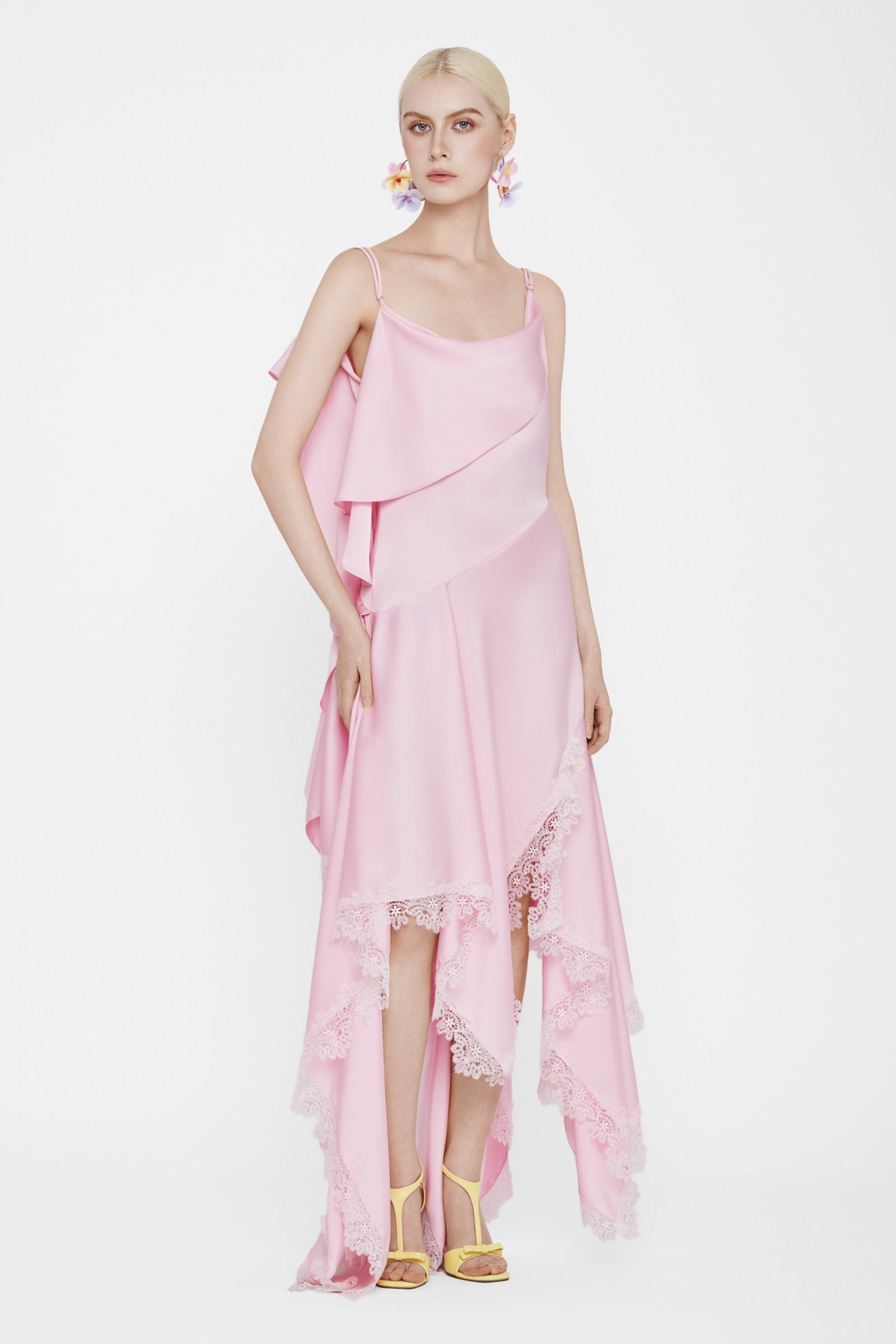 Florentine Asymmetric Maxi Dress