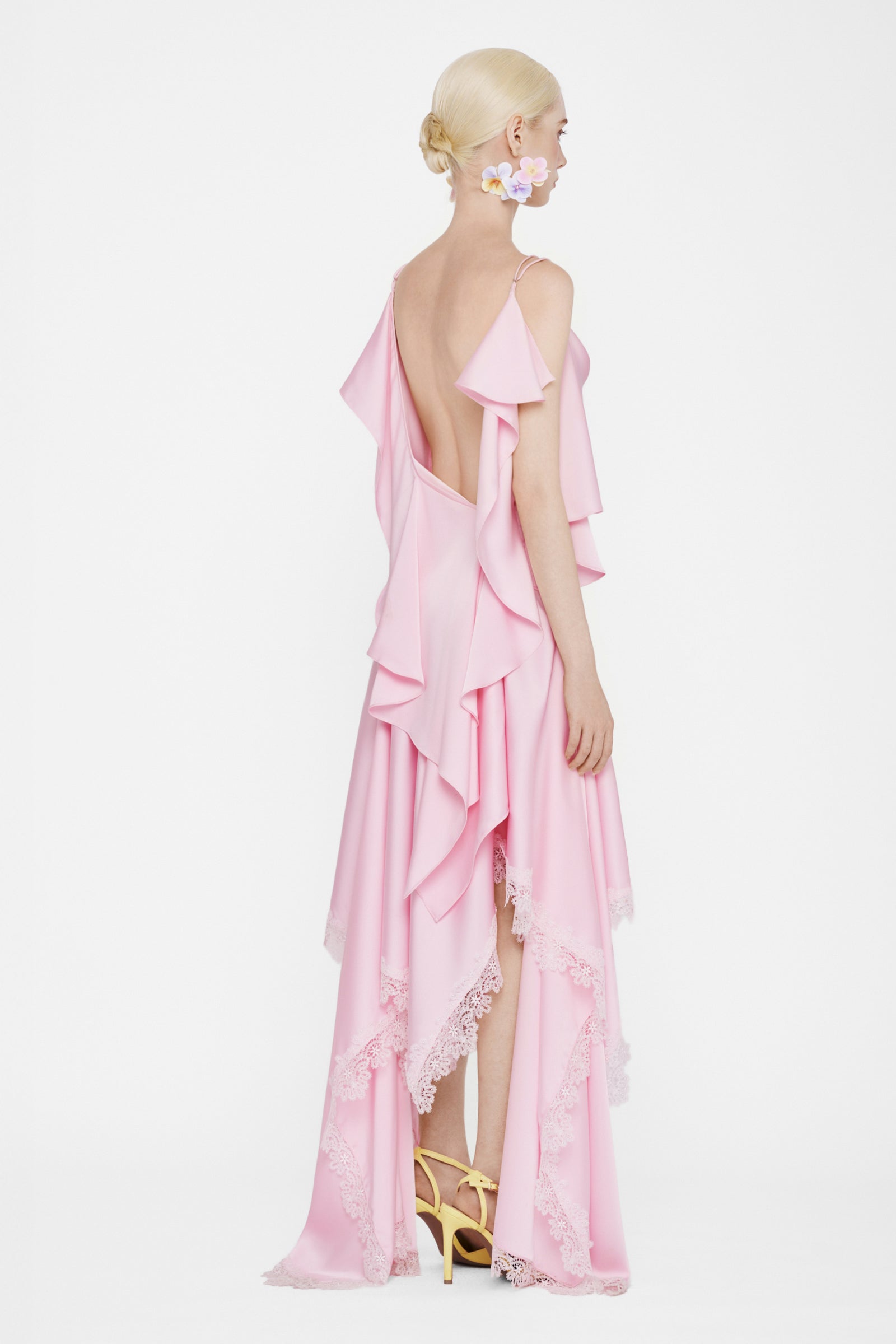 Florentine Asymmetric Maxi Dress