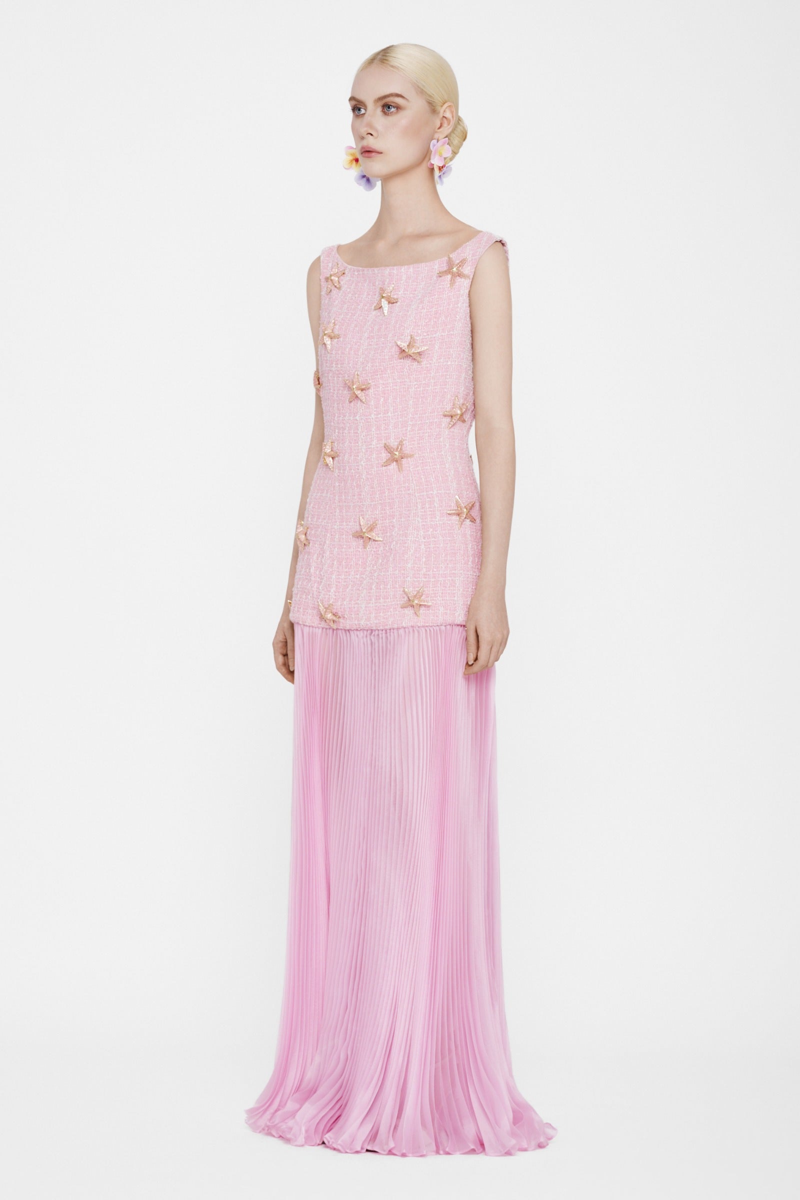 Starfish Applique Maxi Dress