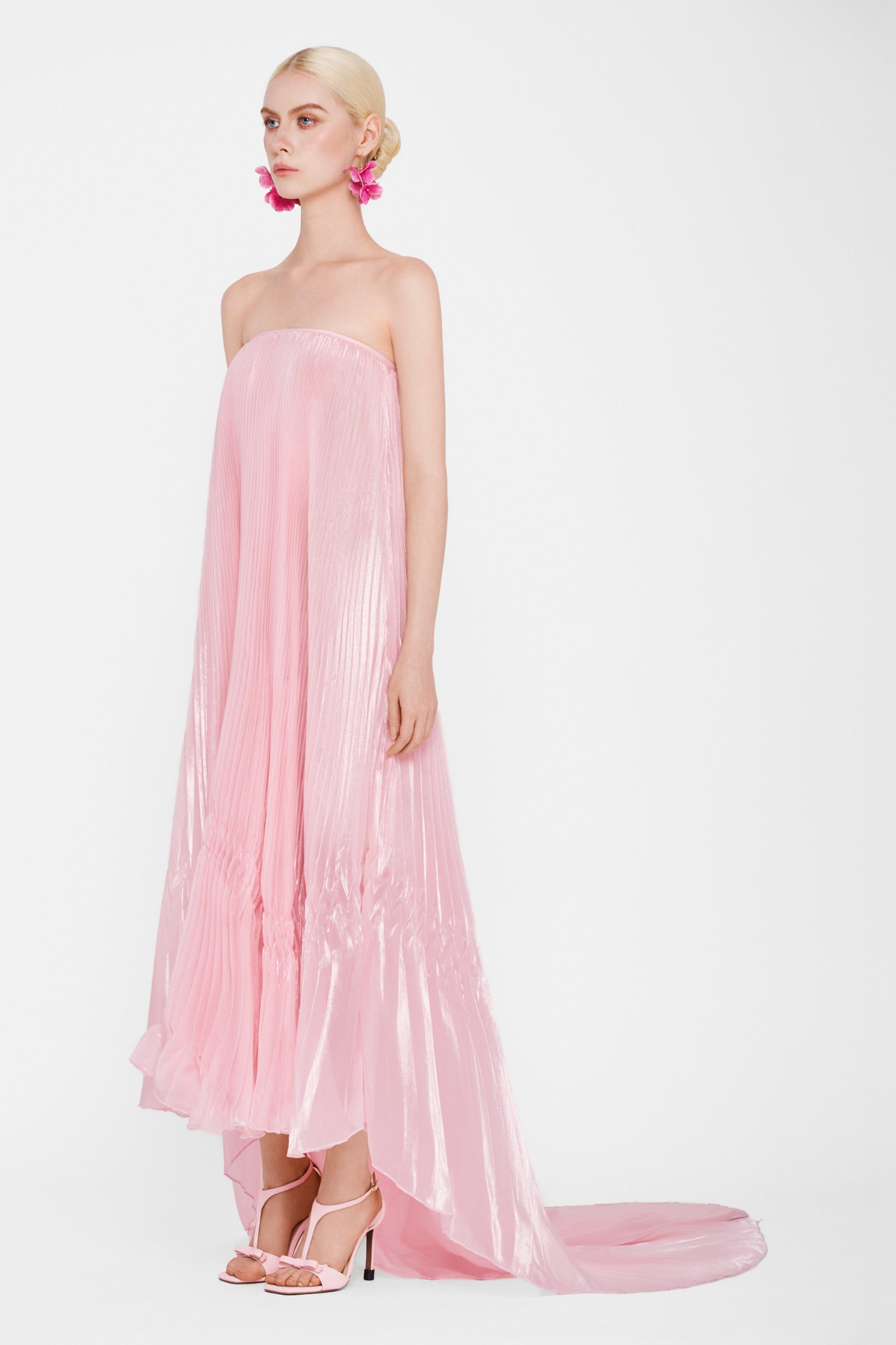 Evelina Pleated Maxi Dress