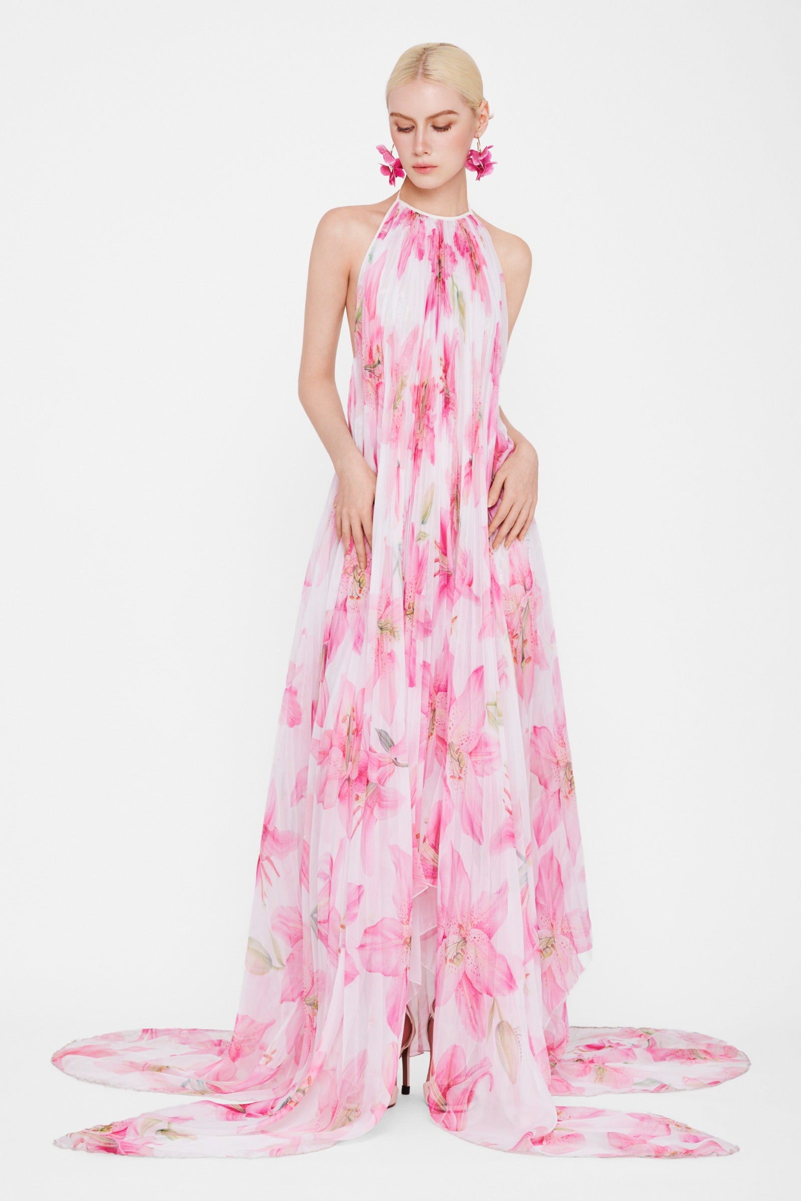 Ottilie Halter Maxi Dress