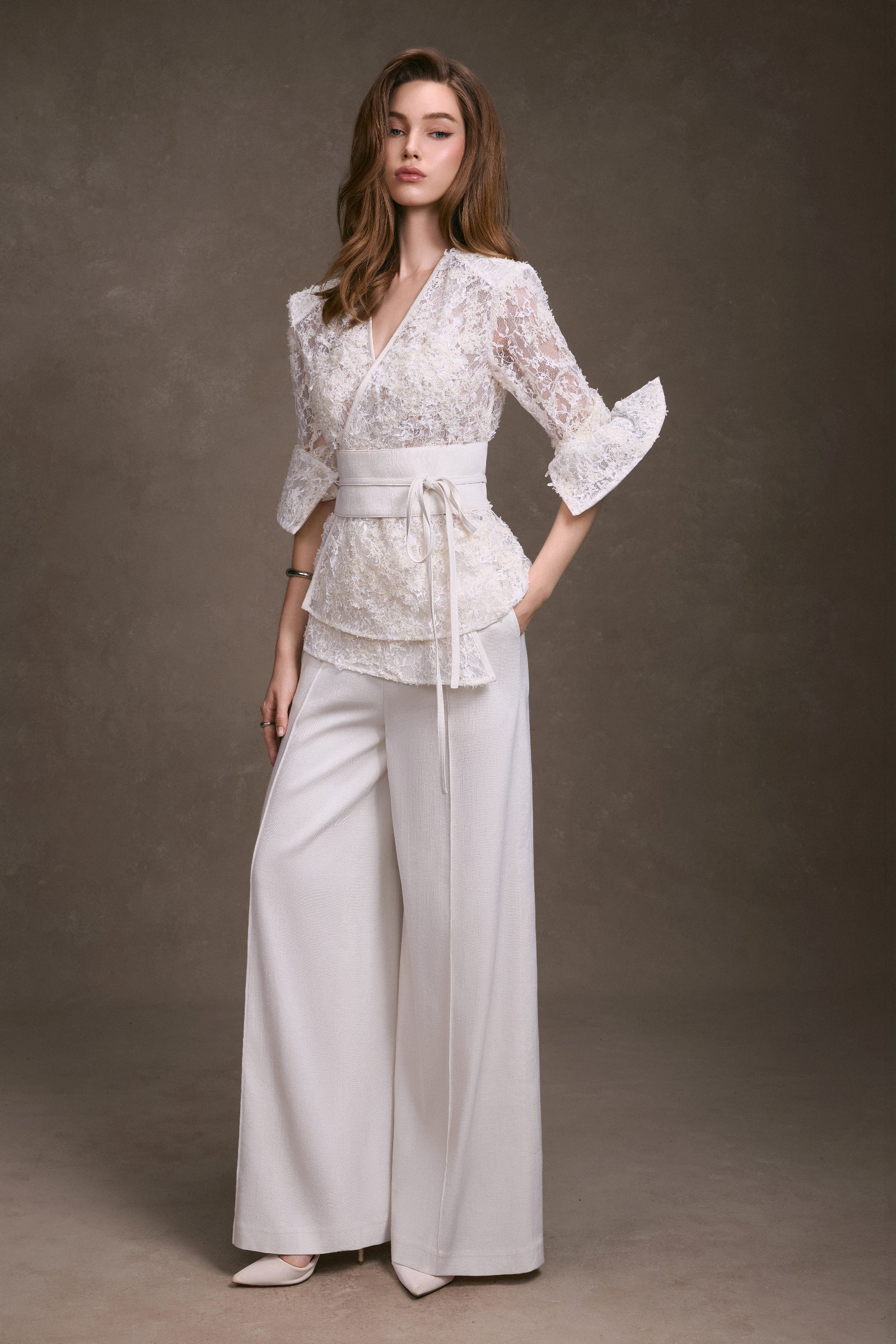 Aurelie Wrap Top